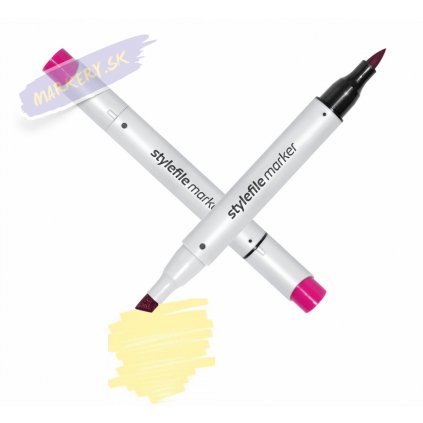 9660 2 152 barium yellow stylefile brush marker