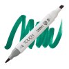 2058 2 bg53 turquoise green touch twin brush marker
