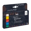 CK92750 KREUL TextilMarkerOpak medium 5erSet