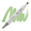 2319 2 gy175 lime green touch twin brush marker