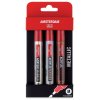 23793 2 amsterdam acrylic marker 4mm 3ks metalicke