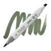 2382 2 g241 grayish green deep touch twin brush marker