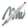 2457 2 gg7 green grey touch twin brush marker