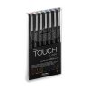 2643 2 liner touch sada 7ks barevna brush