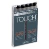 TOUCH TWIN Marker 6c SET [COOL GREY]
