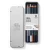 884955064887 W&N STUDIO COLLECTION 6PC SKETCHING PENCILS [OPEN LID] (For Office Print)