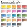 884955080054 W&N PROMARKER WATERCOLOUR BASIC COLLECTION X24 [SWATCH] 884955080054 (For Presentations)