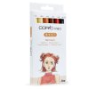Liehové fixky COPIC Ciao obojstranné Brush & Chisel 5+1ks, vlasové tóny A