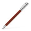 Ambition pear wood twist ballpoint pen, B, reddish brown