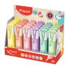 Zvýrazňovač MAPED Fluo Peps flex, 24ks pastelové v stojančeku