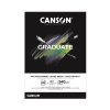 Blok CANSON Graduate Mixed Media A4, 20 listov Black 240g
