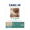 Blok CANSON "C" à grain Ochre A3, 30 listov 250g