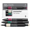 884955097250 W&N PROMARKER 3 RICH TONES SET 884955097250 [DHI] (For Presentations)