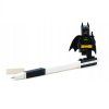 Gélové pero LEGO, čierné s figúrkou Batman
