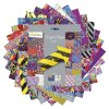 Farebné papiere AVENUE MANDARINE Origami Street, 20x20cm, 70g, 60 listov