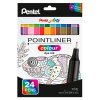 PENTEL akvarelový Pointliner 0,4mm sada 24ks
