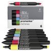 884955070376 W&N PROMARKER MID TONES 6PC 884955070376 [OPEN DHI] (For Presentations)