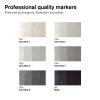 884955071045 W&N PROMARKER NEUTRAL TONES 6PC 884955071045 [SWATCHES] (For Presentations)