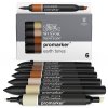 884955073872 W&N PROMARKER EARTH TONES 6PC 884955073872 [OPEN DHI] (For Presentations)
