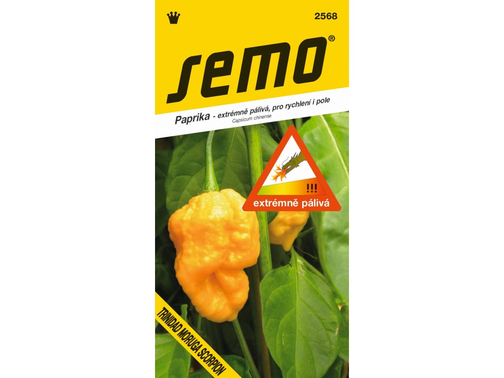 Paprika pálivá Trinidad Moruga Scorp.Yellow 10s /SHU 1 200 000/