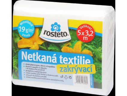 Rosteto Neotex netkaná textilie bílá 19g šíře 5 x 3,2 m