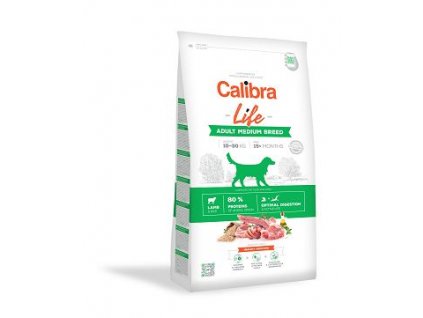 Calibra Dog Life Adult Medium Breed Lamb 2,5kg