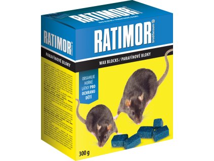 Ratimor Brodifacoum parafinové bloky nástraha na hlodavce, 300 g