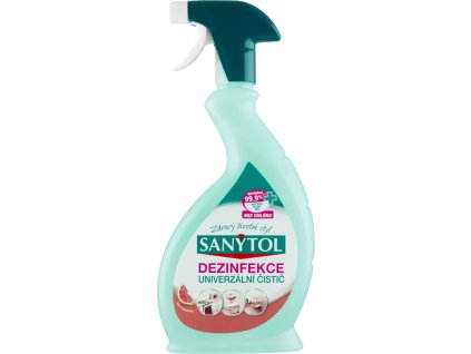 Sanytol dezinfekční univerzální čistič ve spreji s vůní grepu, 500 ml