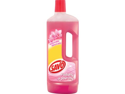 SAVO na podlahy a povrchy vůně květin, 750 ml