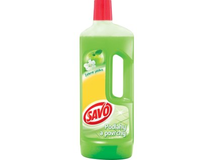 SAVO na podlahy a povrchy zelené jablko, 750 ml
