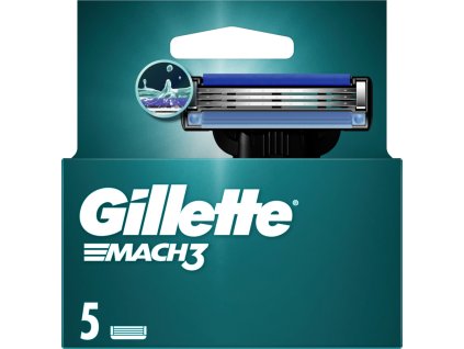 Gillette Mach3 náhradní hlavice, 4 ks