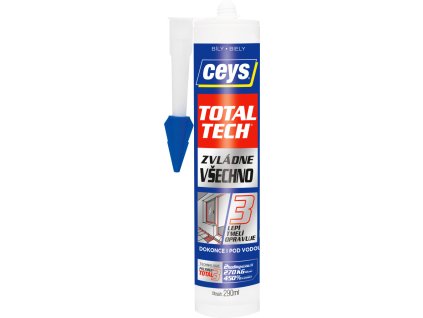 Ceys Total Tech univerzální lepidlo a tmel, bílý, 290 ml