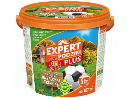 Hnojivo trávníkové - Expert podzim Plus 5 kg kbelík