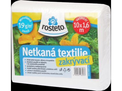 Neotex / netkaná textilie Rosteto - bílý 19g šíře 10 x 1,6 m