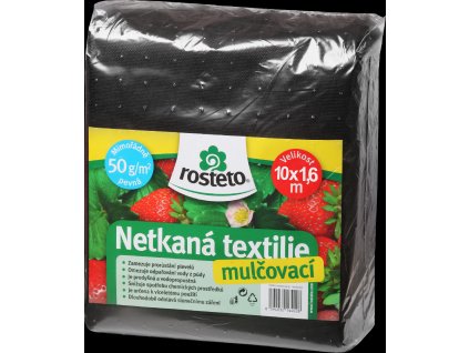 Neotex / netkaná textilie Rosteto - černý 50g šíře 10 x 1,6 m