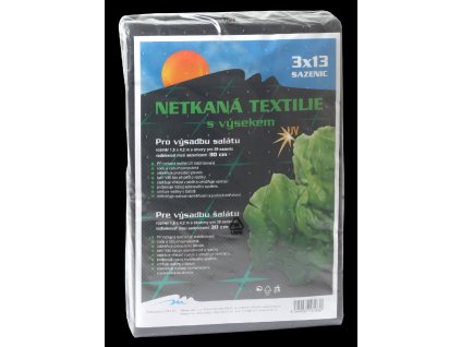 Neotex / netkaná textilie výsek černý 45g - saláty šíře 1,6 x 4,2 m