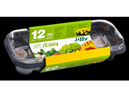 Minipařeniště GH-12 + 12 ks rašelinových tablet Jiffy-7®, 27 x 11,5 x 6 cm