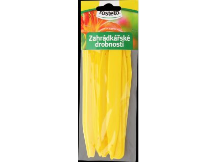 Jmenovka zapich Rosteto L 6 žlutá 15x1,7 cm (sada 15ks) rovná