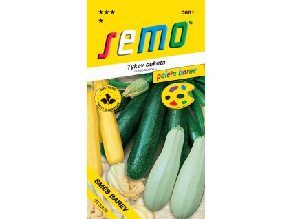 Tykev cuketa - směs barev 12s - série PALETA