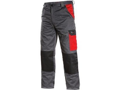 Pánské kalhoty PHOENIX CEFEUS, šedo-červené