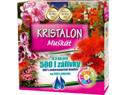 Agro Kristalon Muškát, hnojivo na muškáty, 500 g