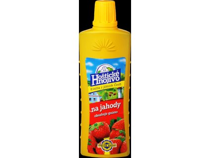 Hnojivo HOŠTICKÉ na jahody s guánem 500ml