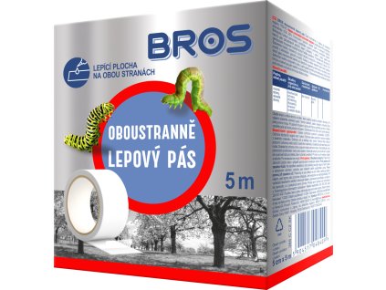Bros Oboustranně lepový pás, lapač hmyzu, 5 m