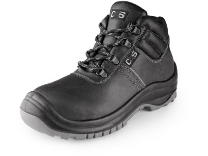 Obuv kotníková CXS SAFETY STEEL MANGAN S3, černá