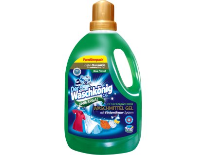 Waschkönig prací gel Universal 110 praní, 3,305 l