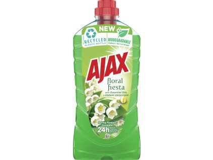 Ajax na podlahy a povrchy Floral Fiesta Spring Flowers univerzální čistící prostředek, konvalinky, 1 l
