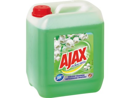 Ajax na podlahy a povrchy Floral Fiesta Spring Flowers univerzální čistící prostředek, konvalinky, 5 l