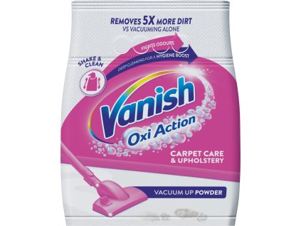 Vanish Shake & Clean, prášek na čištění koberců, 650 g