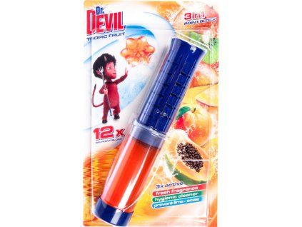 Dr. Devil 3v1 Point Block WC blok v tubě Tropic Fruit, 75 ml