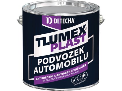 Tlumex Plast antikorozní barva na auto a podvozek, černá, 2 kg